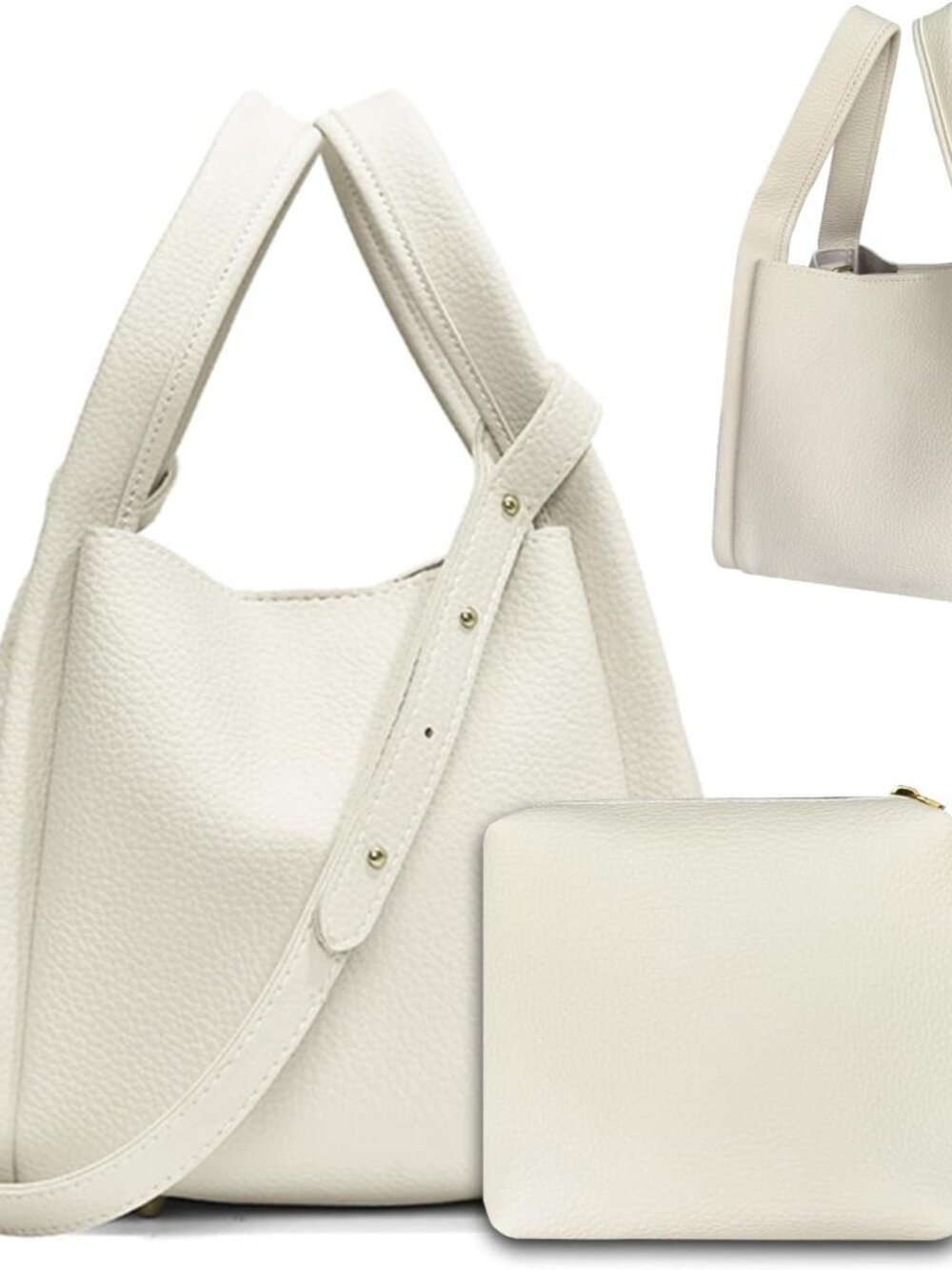 Bucket Bags for Women Vegan Leather Crossbody Bucket Handbag Bucket Purses with